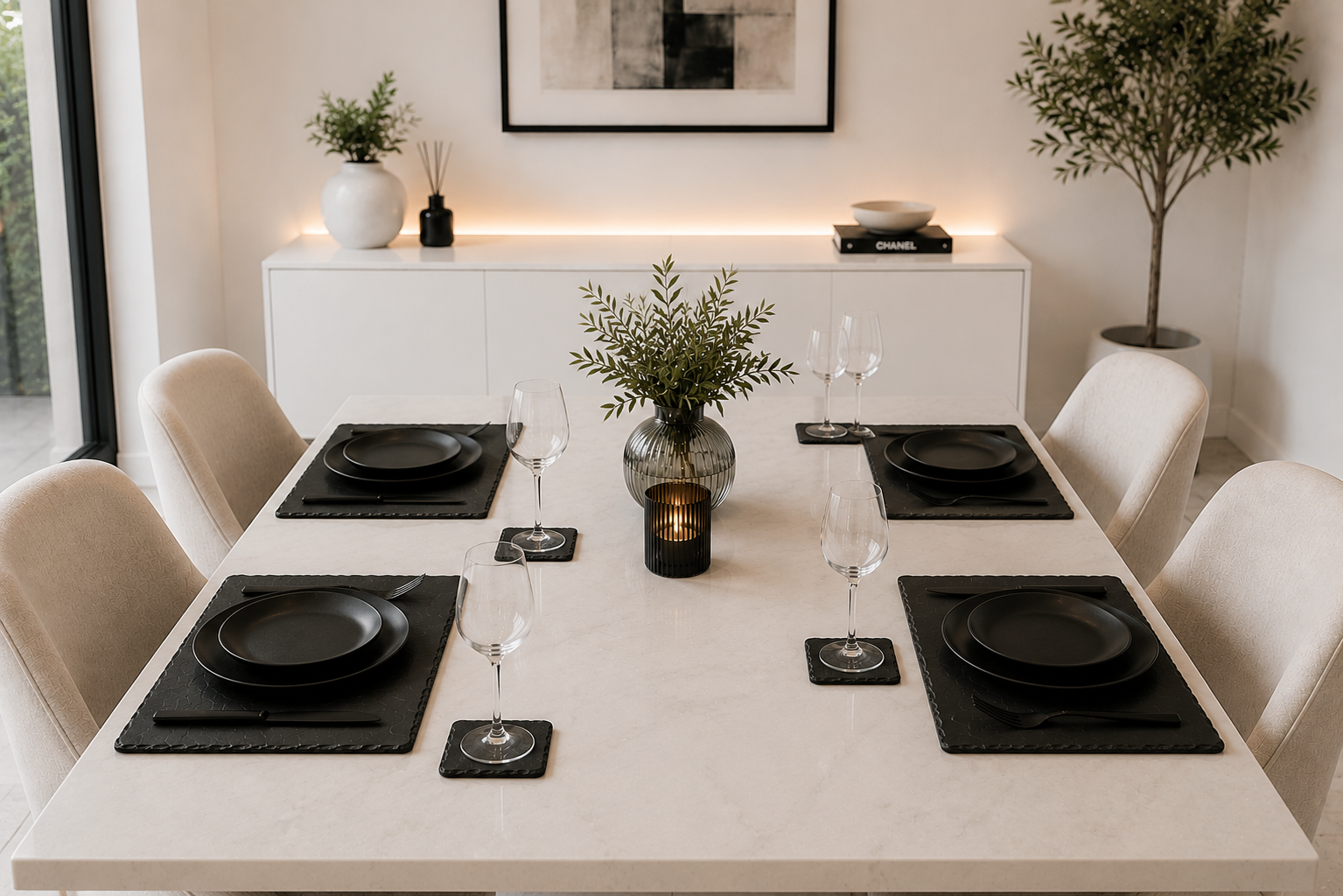 Luxury Dining Set - 4 Piece Set