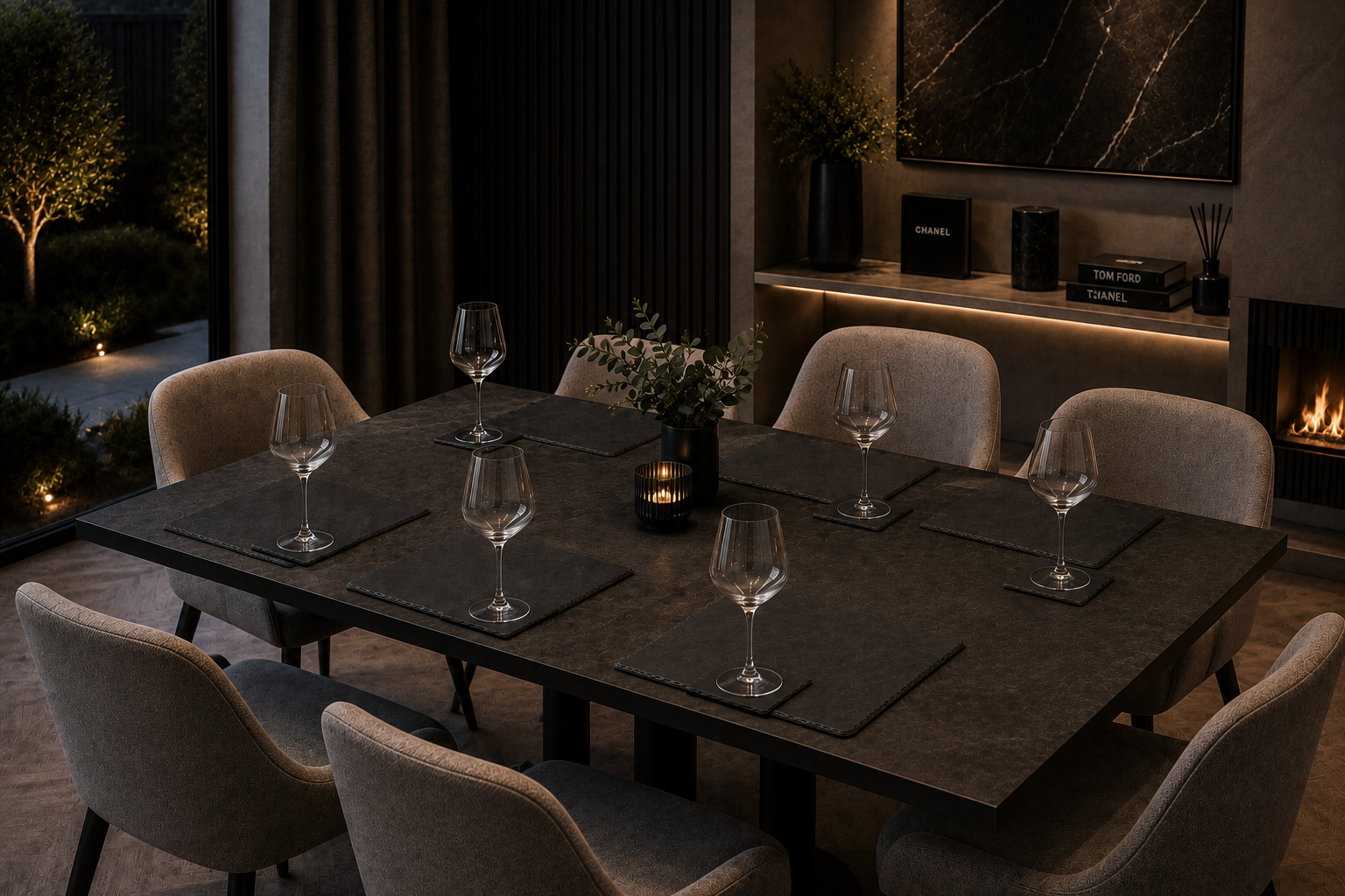 Luxury Dining Set - 6 Piece Set
